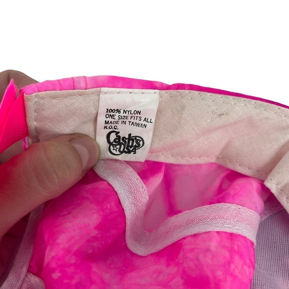 Vintage 90’s‎ Ball Cap Cash’s USA Tie Dye Pink & Purple One Size - Picture 9 of 10